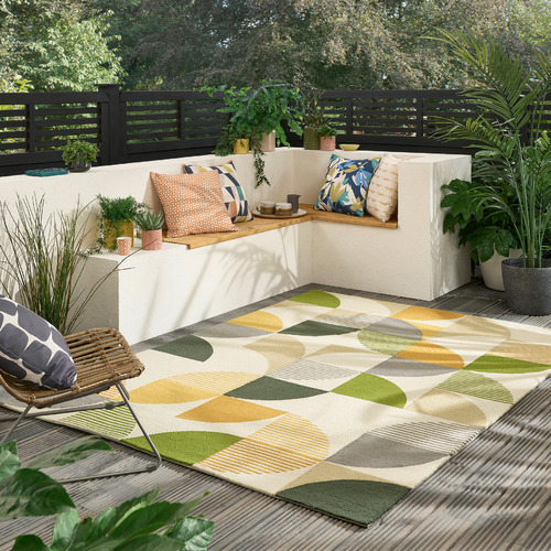 Ottil Citrus Power-Loomed Indoor/Outdoor Rug