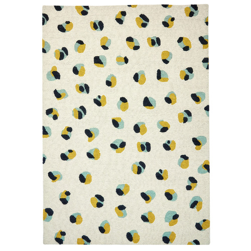 Leopard Dots Hand-Tufted Pure New Wool Rug