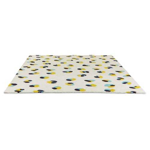 Leopard Dots Hand-Tufted Pure New Wool Rug