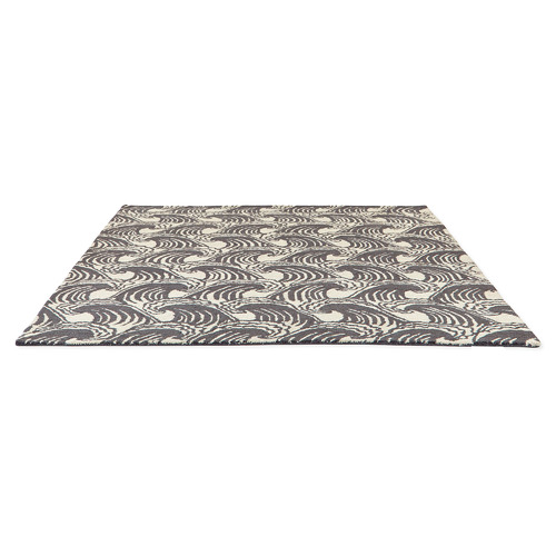 Liquorice Ride The Wave Hand-Tufted Pure New Wool Rug