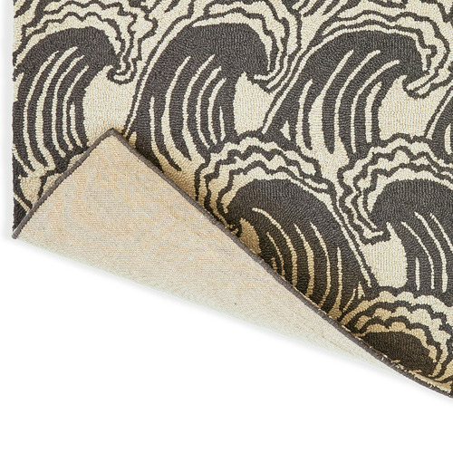 Liquorice Ride The Wave Hand-Tufted Pure New Wool Rug