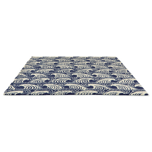 Denim Ride The Wave Hand-Tufted Pure New Wool Rug