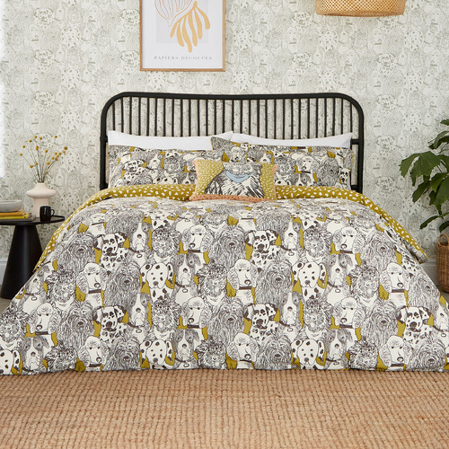 Scion Doggy Day Care Cotton Quilt Cover Set Temple & ster