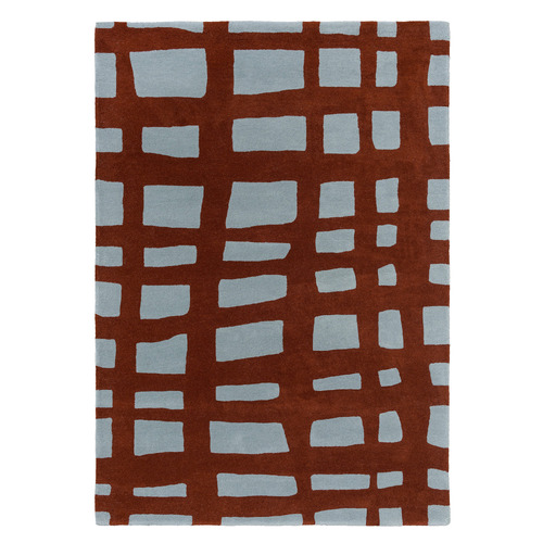 Brick Arlo Hand-Tufted Wool Rug