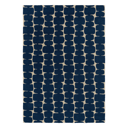 Indigo Little Lohko Hand-Tufted Wool Rug