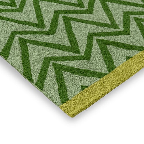 Green Dhurrie Outdoor Rug