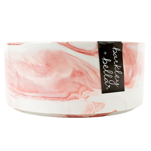 Zen Faux Marble Dog Bowl