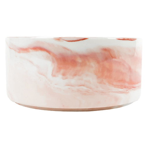 Zen Faux Marble Dog Bowl