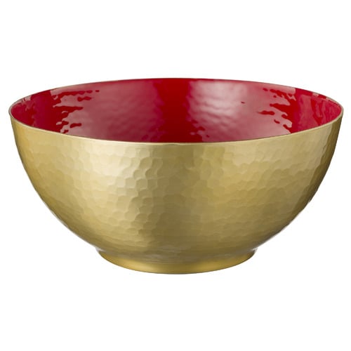 Red Seraiah 27cm Enamelled Aluminium Bowl