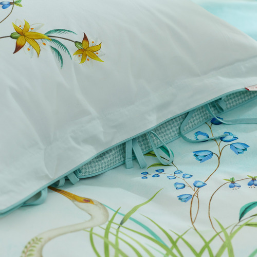 White Jolie White Cotton Quilt Cover Set