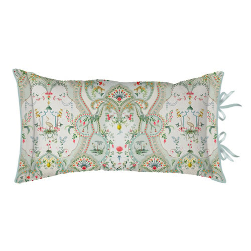 White Curious Animal Cotton Cushion