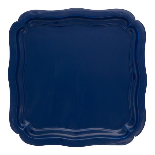 Blue Enamelled Tray