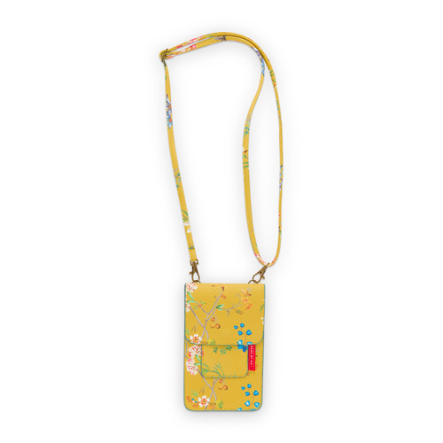 Yellow Petites Fleurs Phone Bag
