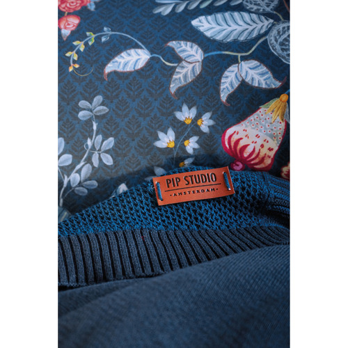 Tree of Life Dark Blue Cotton Quilt Cover Set