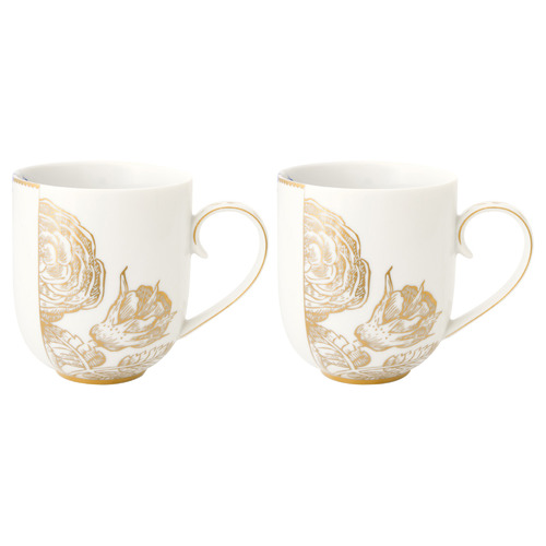 Royal Floral 325ml Porcelain Mugs