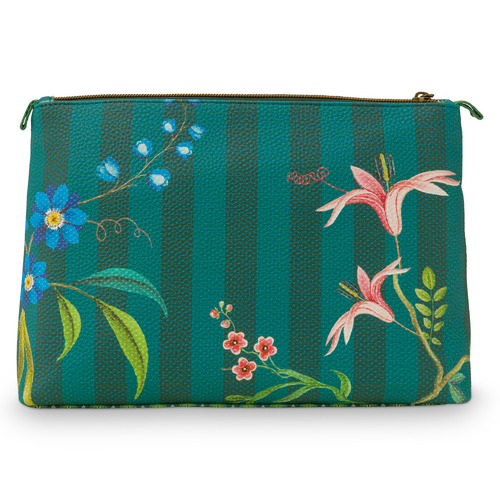 Combi Fleur Grandeur Faux Leather Cosmetic Bag