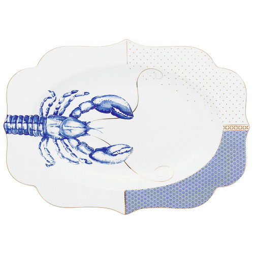 White Royal Yerseke 40cm Porcelain Oval Platter