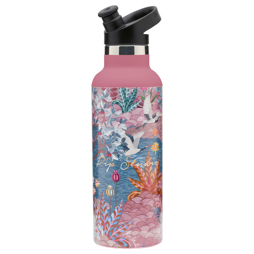 600ml Pink Angie Aluminium Water Bottle 