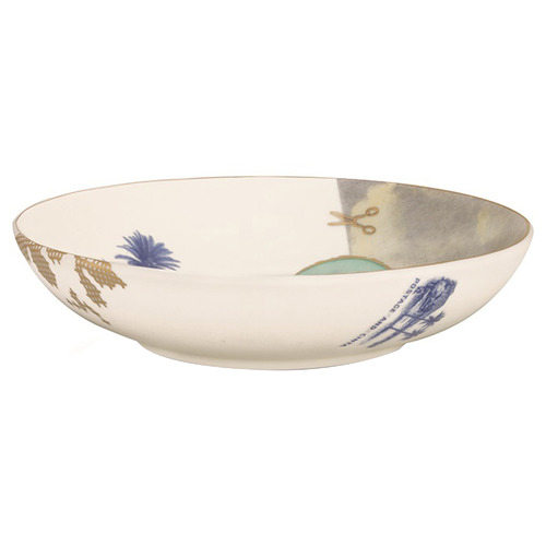 White Palm Heritage 18cm Deep Plate