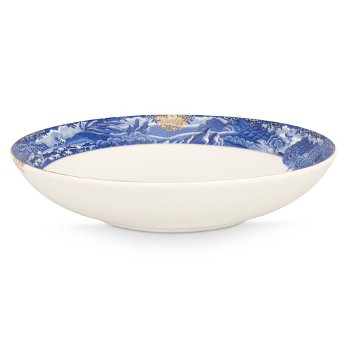 Blue Border Heritage 25.5cm Deep Plate