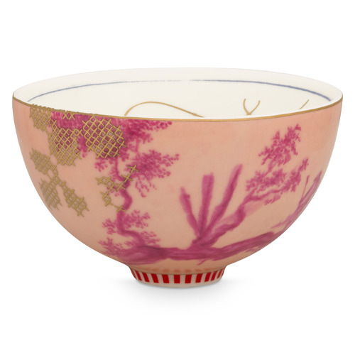 Pink Paint Heritage 12cm Porcelain Bowl
