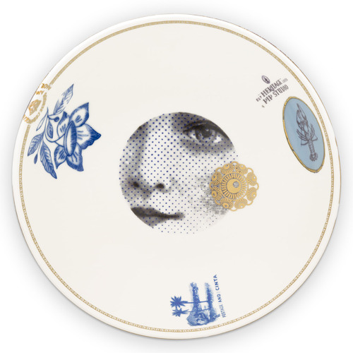Blue Border Heritage 20cm Porcelain Bowl