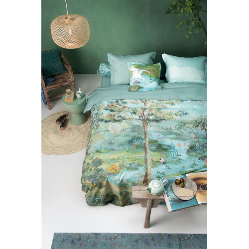 Green Paradise Cotton Quilt Cover Set