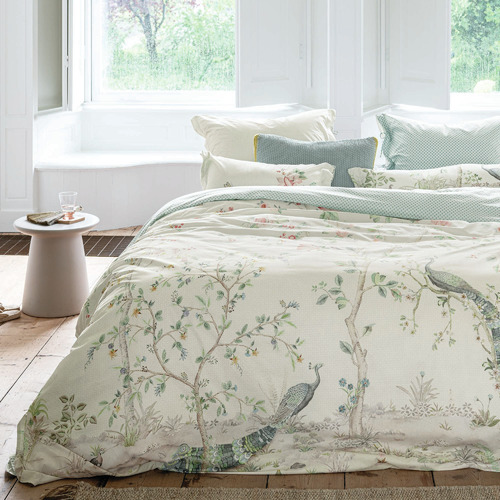 White Okinawa Percale Cotton Quilt Cover Set