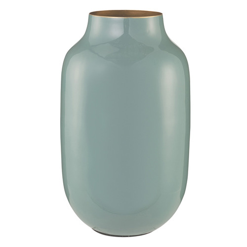 Oval Iron Vase
