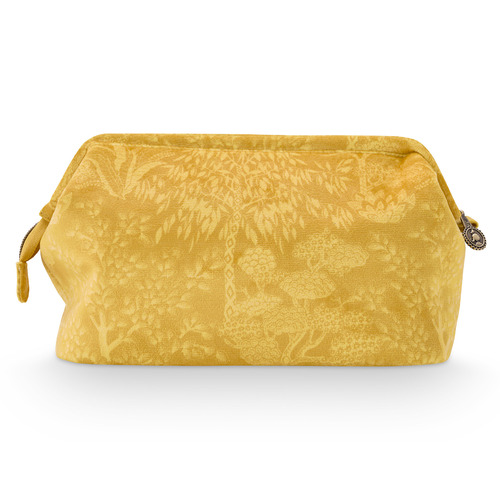 Origami Tree Large Velvet Cosmetic Purse