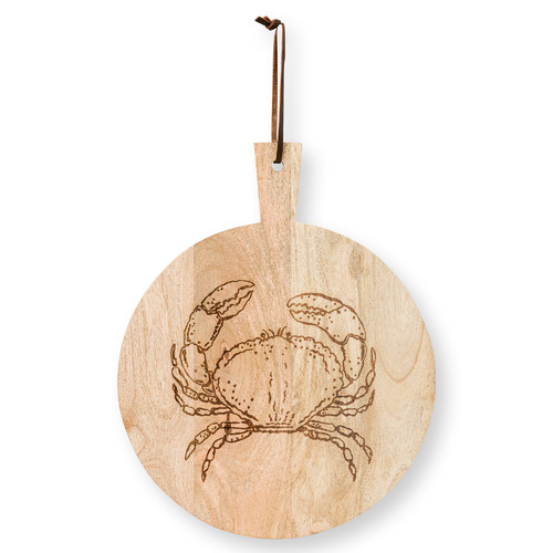 Crab Bleached 40cm Mango Wood Serving Board