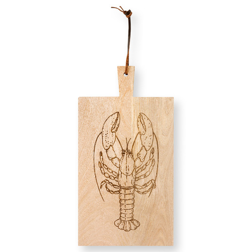 Lobster Bleached 32cm Mango Wood Serving Board