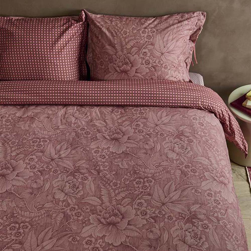 Terracotta Casa Dei Fiori Cotton Quilt Cover Set