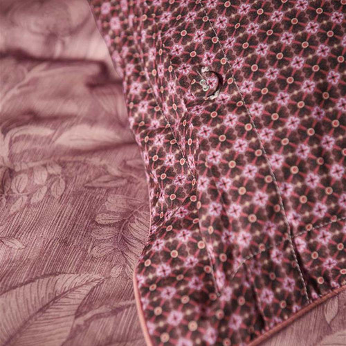 Terracotta Casa Dei Fiori Cotton Quilt Cover Set