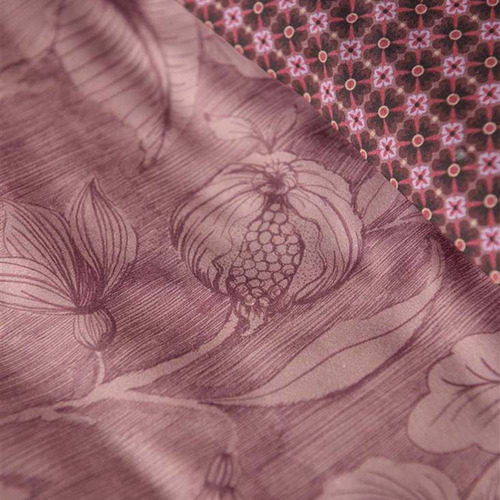 Terracotta Casa Dei Fiori Cotton Quilt Cover Set