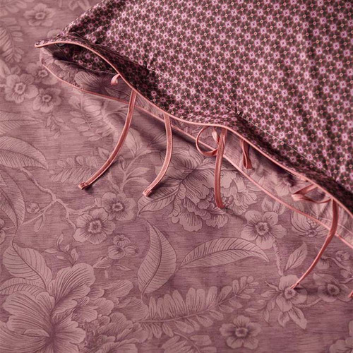 Terracotta Casa Dei Fiori Cotton Quilt Cover Set