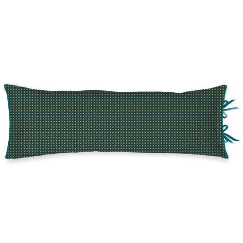 Dark Blue Tutti i Fiori Cotton Percale Bolster Cushion