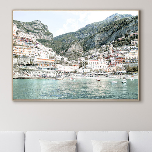 Campania Coast Canvas Wall Art