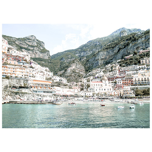 Campania Coast Canvas Wall Art