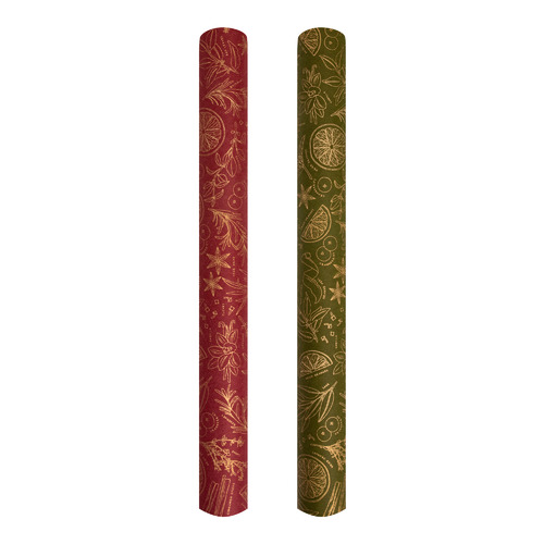 Vandoros 2 Piece Sugar & Spice Wrapping Paper Set Temple & Webster