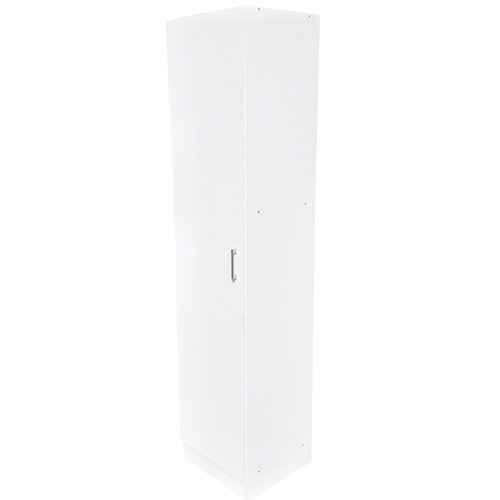 White Multipurpose Single Door Cupboard Temple Webster