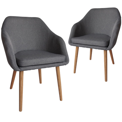 Grey Isaac Dining Chair Temple Webster