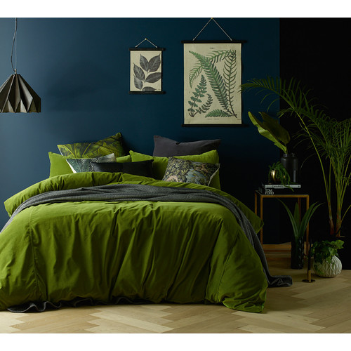 Green velvet european pillowcase best sale