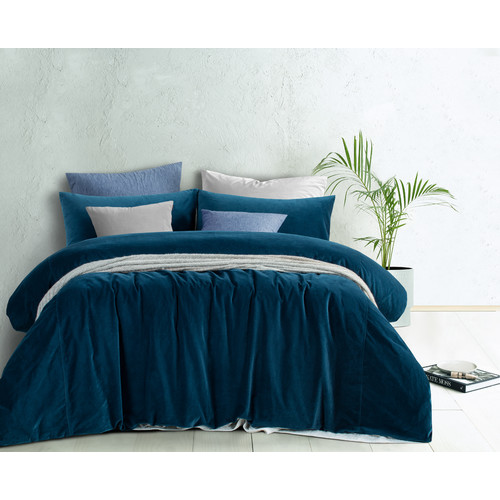Riverland-Blue-Cotton-Velvet-Quilt-Cover-Set