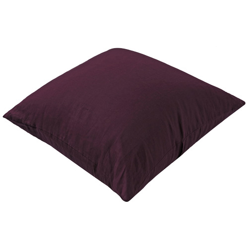 Merlot French Linen European Pillowcase