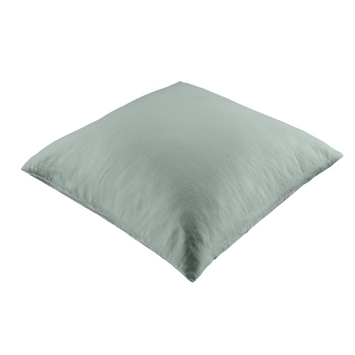 Fog Green Vintage Style Linen European Pillowcase