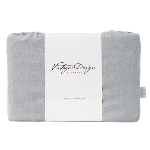 Holts Linen Quilt Cover Set