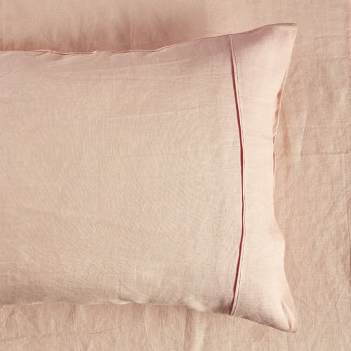 Cuffed & Piped Linen Sheet Set