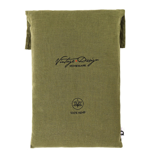 Fern Hemp Quilt Cover Set