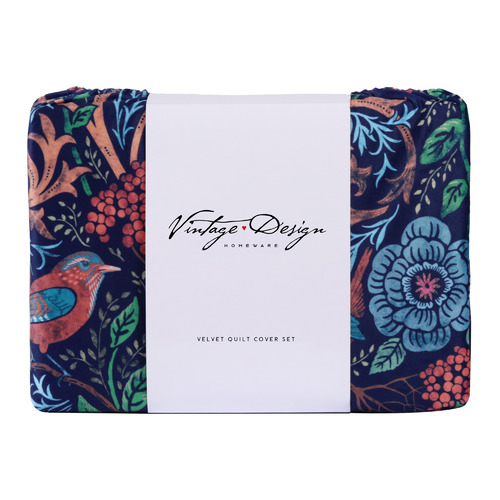 Canterbury Velvet Quilt Cover Set